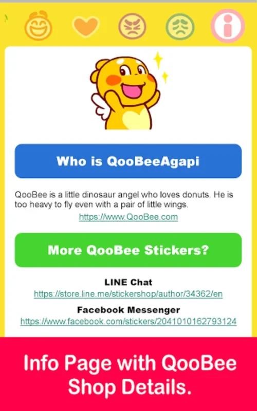 Qoobee Agapi Stickers for WhatsApp on Android - No Downloading Required