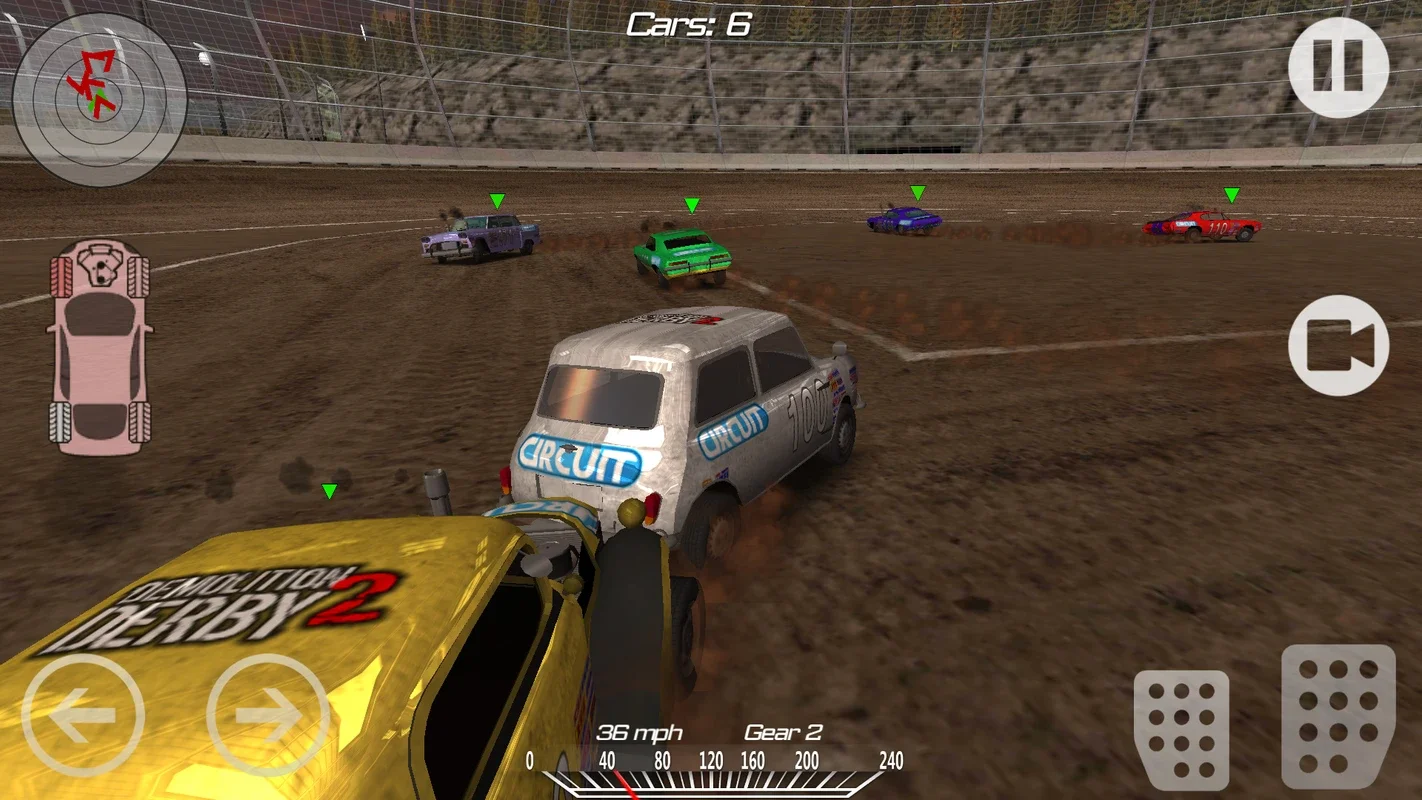 Demolition Derby 2 on Android - No Downloading Needed