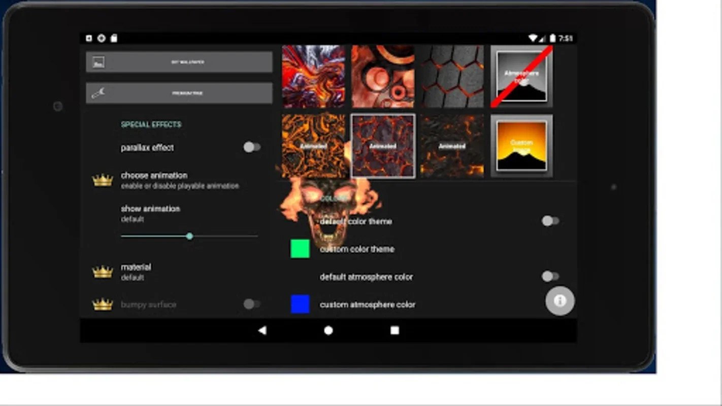 Skull Wallpaper for Android - Customizable Live Experience