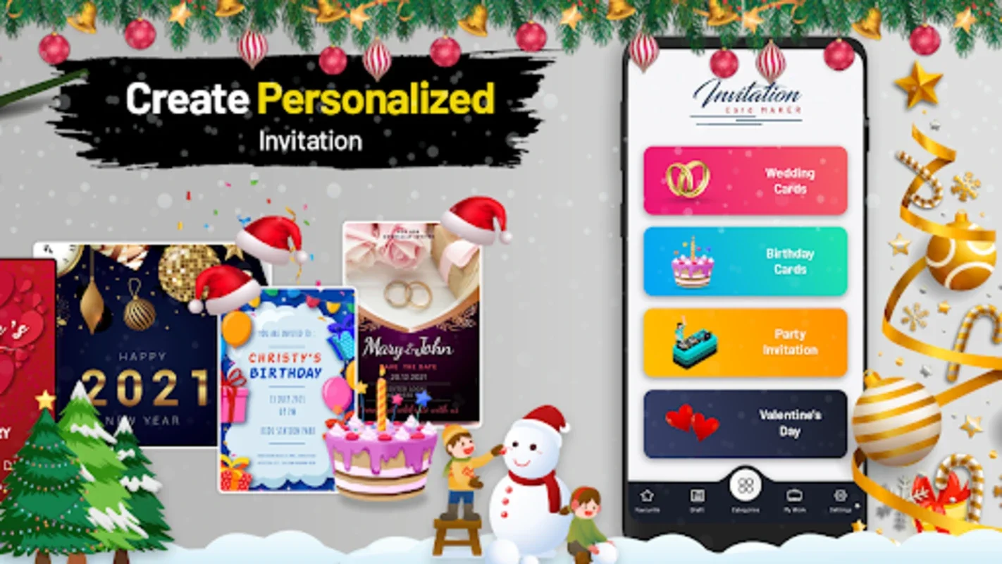 Party Invitation Card Maker for Android - Customize All Event Invites