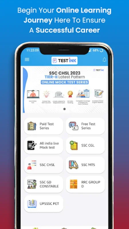 Testink for Android: Ace Competitive Exams