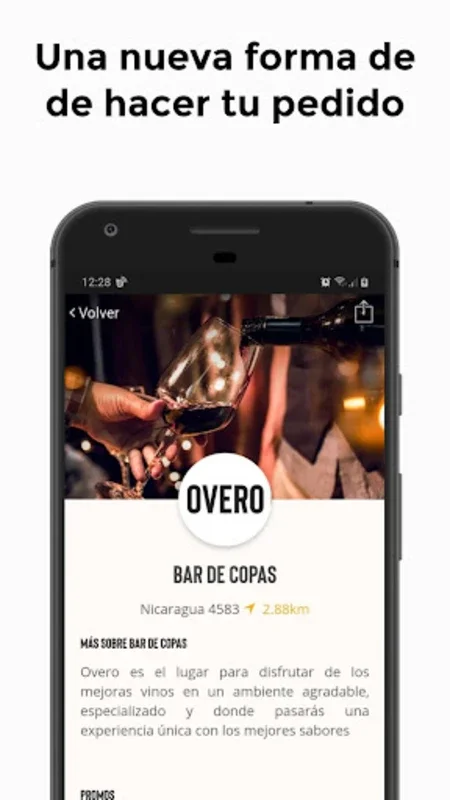 Overo Bar de Copas for Android: Explore Wines in a Private Community