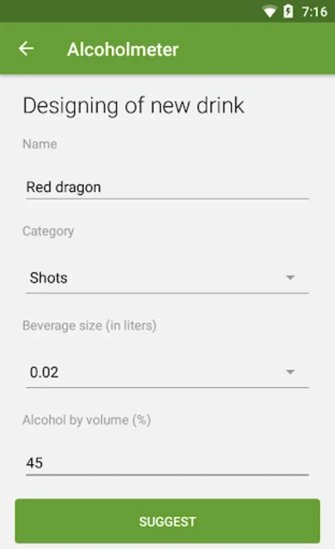 Alcohol Check - BAC Calculator for Android - Estimate BAC and Promote Responsible Drinking