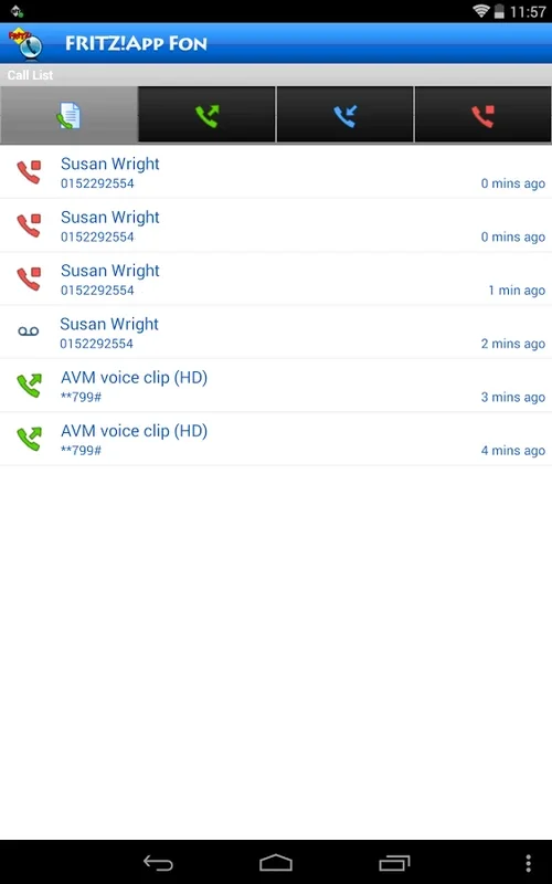 FRITZ!App Fon for Android - Seamless Integration of Smartphones and Landlines