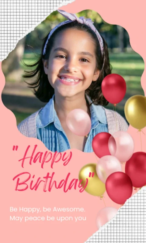 Happy Birthday Photo Frames for Android - Personalize Greetings