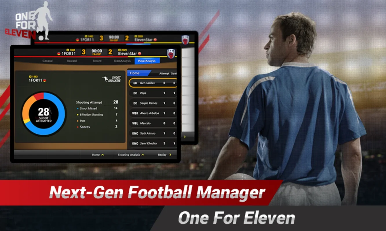 One For Eleven for Android - Strategic Soccer Experience