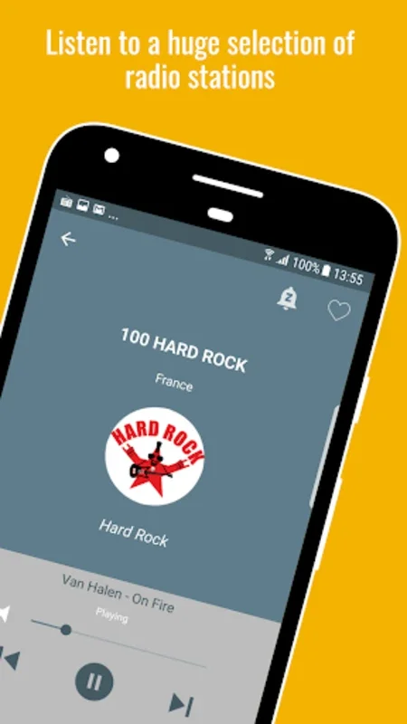 Hardrock Radio for Android - Stream Global Hard Rock Stations