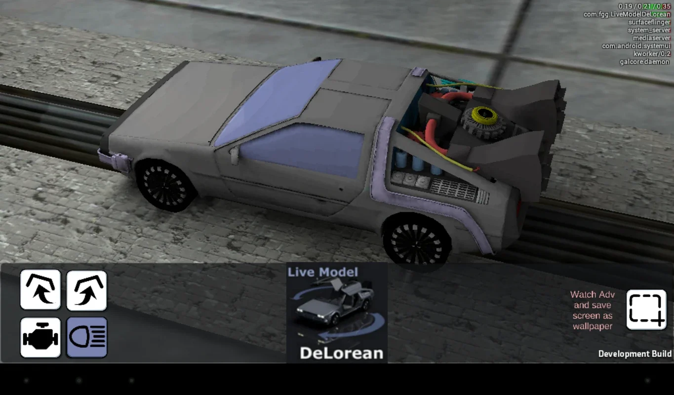 LiveModelDeLorean for Android - Immersive DeLorean Experience