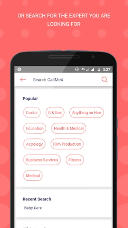 CallMe4 - Phone Consultation for Android: Connect with Online Influencers