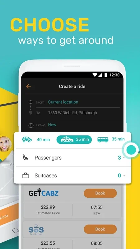 SoMo for Android - Seamless Ride Sharing