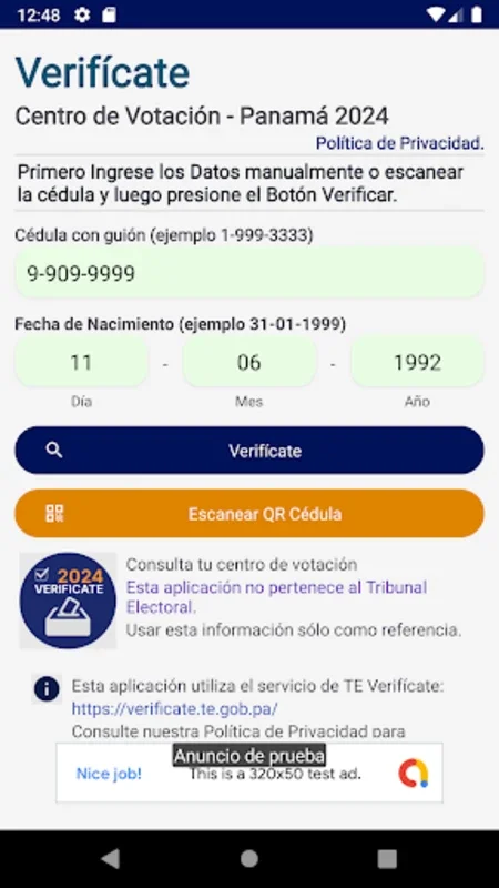 Centro de Votación Panamá 2024 for Android: Streamline Your Voting