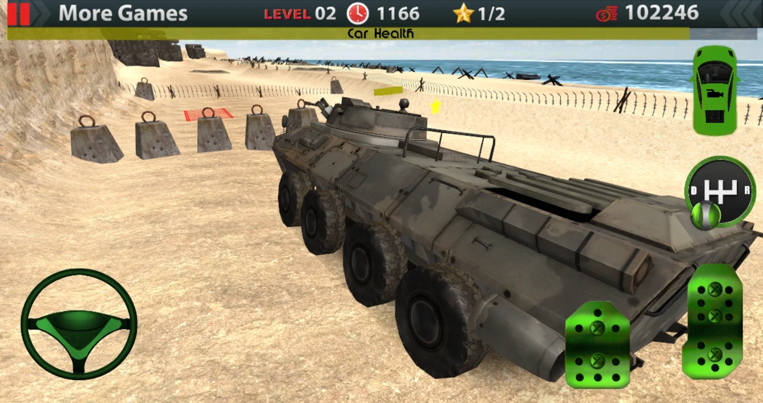 Army Parking Wars for Android - Test Your Parking Skills