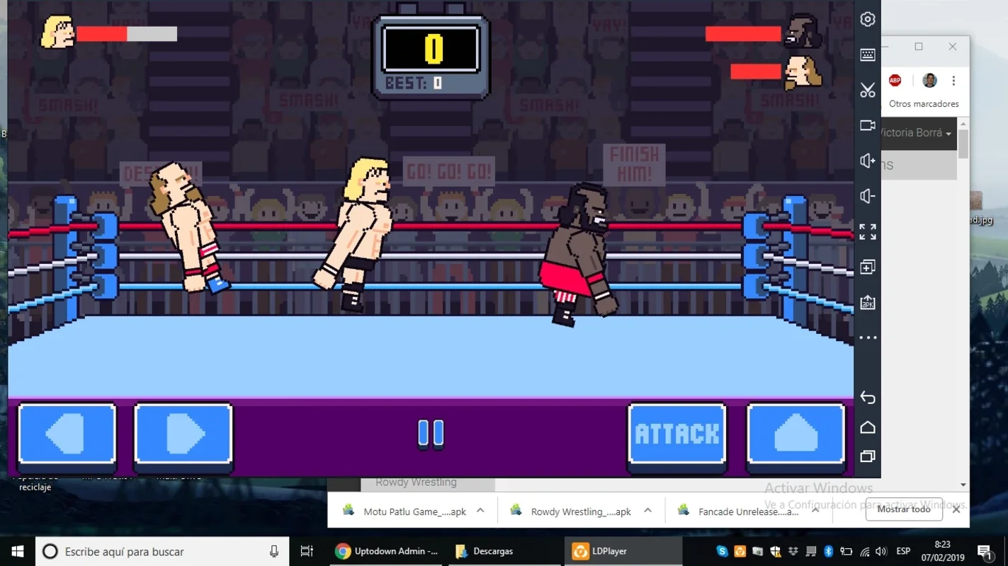 Rowdy Wrestling for Android - Fun and Chaotic Wrestling Experience