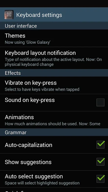 GalaxyKeyboard for Android: Celestial Typing Aesthetics and Functionality