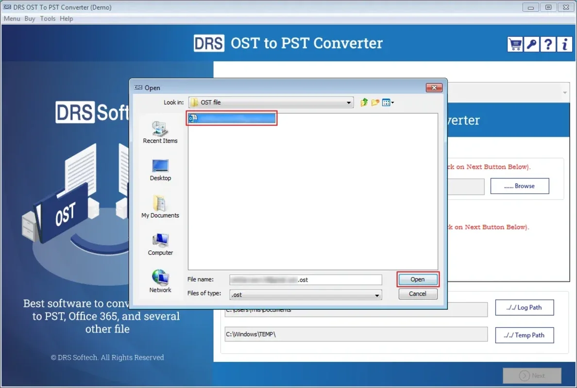 MigrateEmails OST to PST Converter Tool for Windows