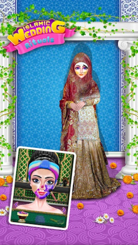 Hijab Wedding Makeup -Dress up for Android: Muslim Bridal Fashion