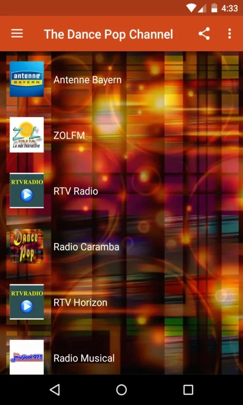The Dance Pop Channel for Android - Enjoy Pop Dance Music