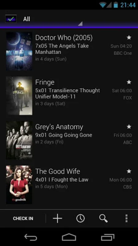 SeriesGuide Show Manager for Android - Track Your TV Shows