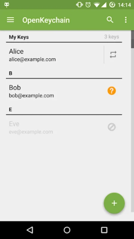 OpenKeychain for Android - Secure Communication Tool