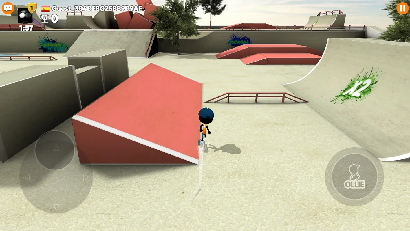 Stickman Skate Battle for Android - Thrilling 3D Skateboarding