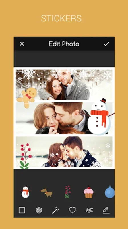 Christmas Grid for Android - Enhance Holiday Photos