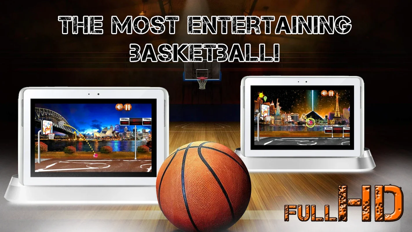 City Basketball FULL HD for Android - Immersive Gaming