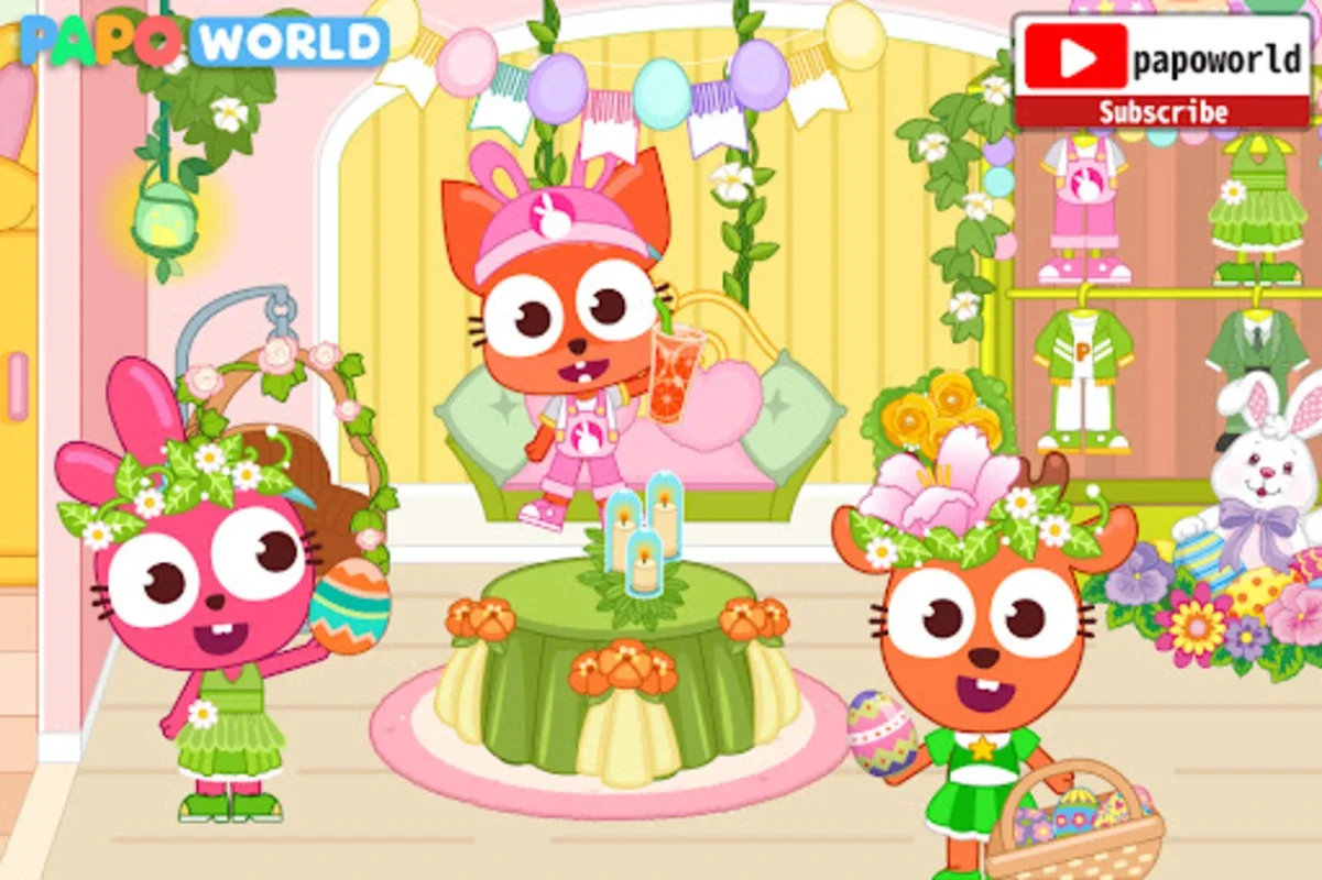 Papo Town Happy Festival for Android - Immerse in Holiday Decorating