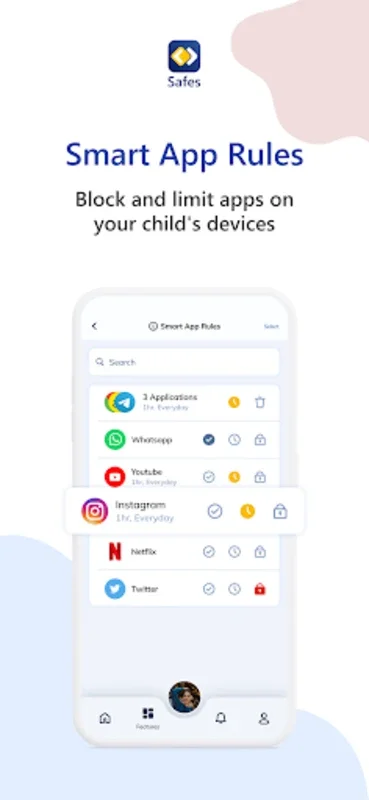 Safes for Android: Comprehensive Parental Control