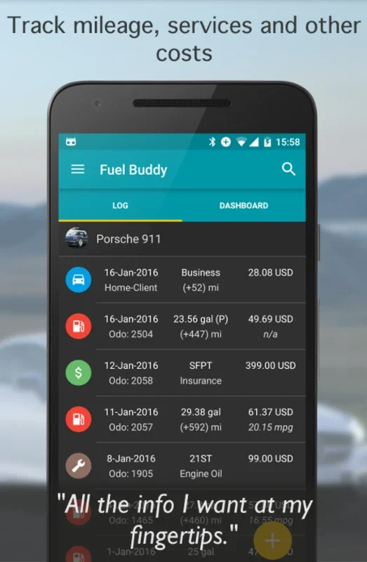 Fuel Buddy for Android - Manage Your Vehicle with Ease