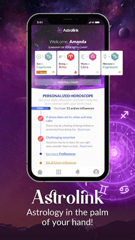 Astrolink: Birth Chart for Android - Personalized Astrology App