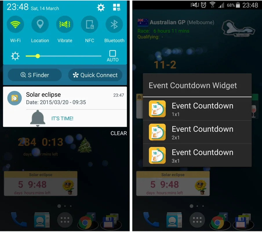 Event Countdown Widget for Android - Stay Prepared for Special Occasions