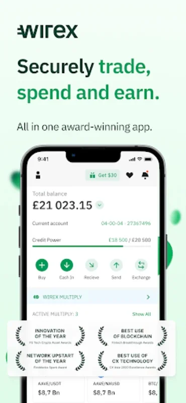 Wirex for Android - Manage and Grow Your Money