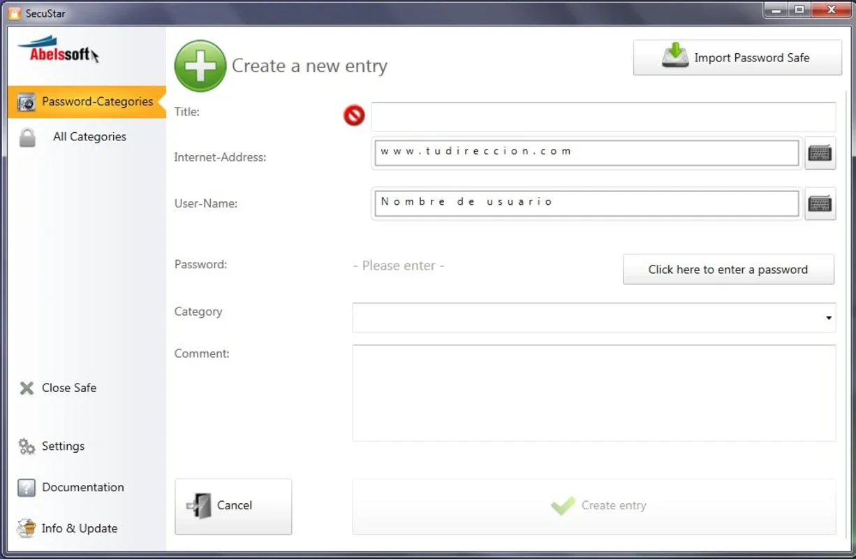 SecuStar for Windows - Secure Password Management