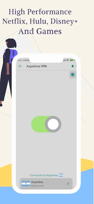 VPN Argentina - Get AR IP for Android: Secure & Unrestricted