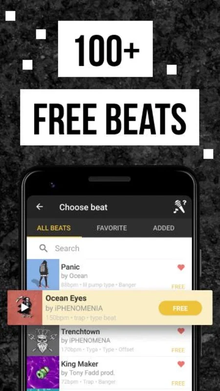 Rap Fame for Android - Create and Share Your Rap Songs