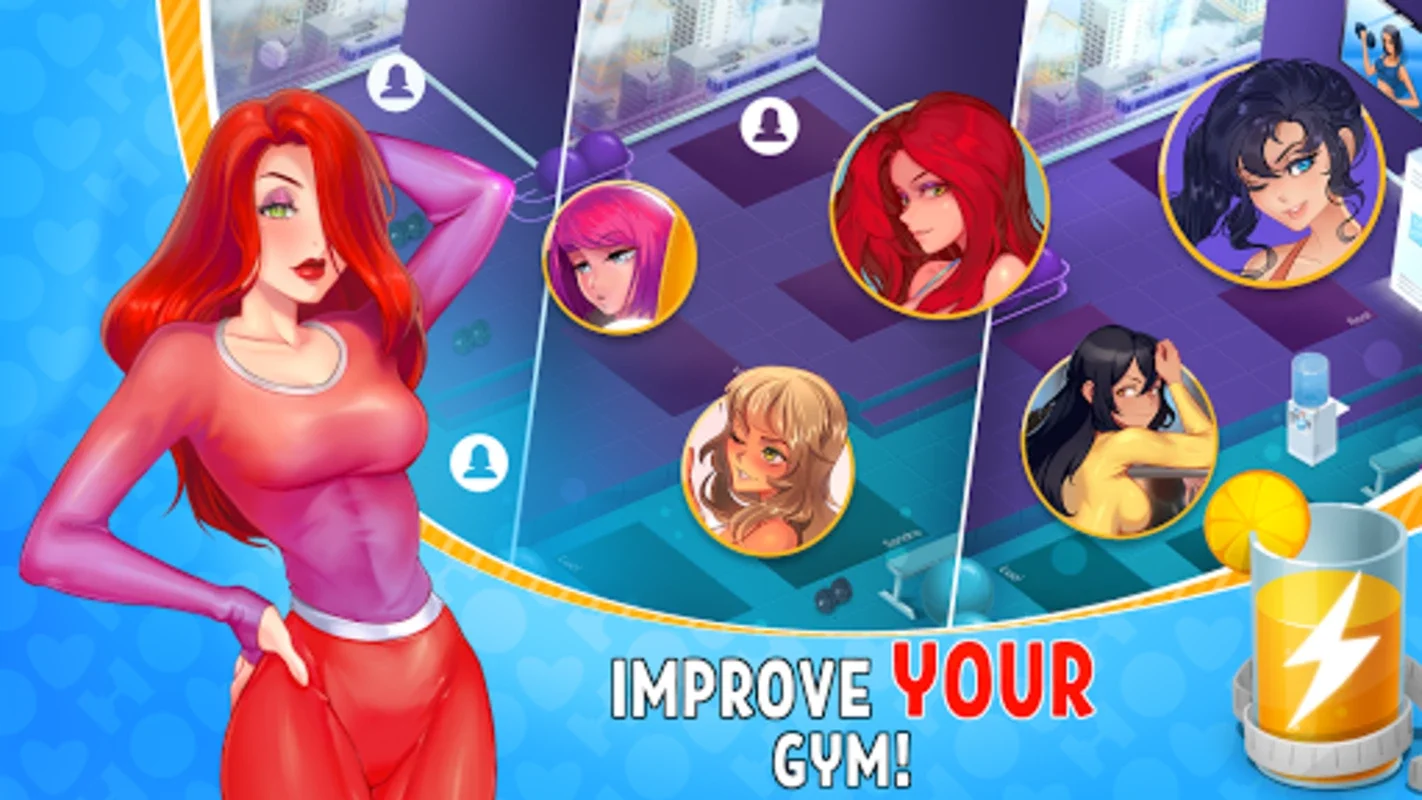 HOT GYM idle for Android - Build Your Virtual Fitness Empire