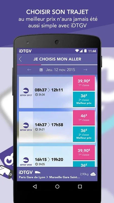 iDTGV for Android: A Unique Travel Companion