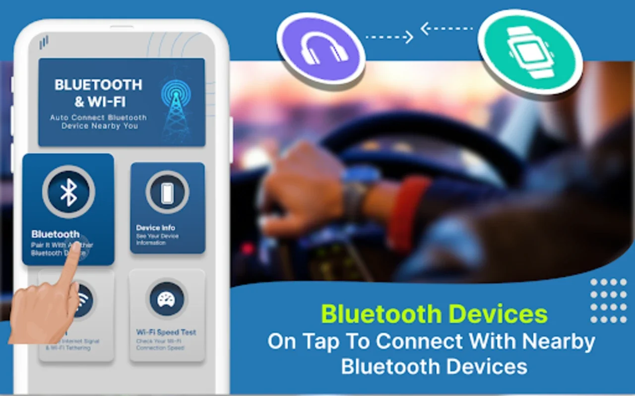 Bluetooth Connect Auto Finder for Android - No Downloading Required