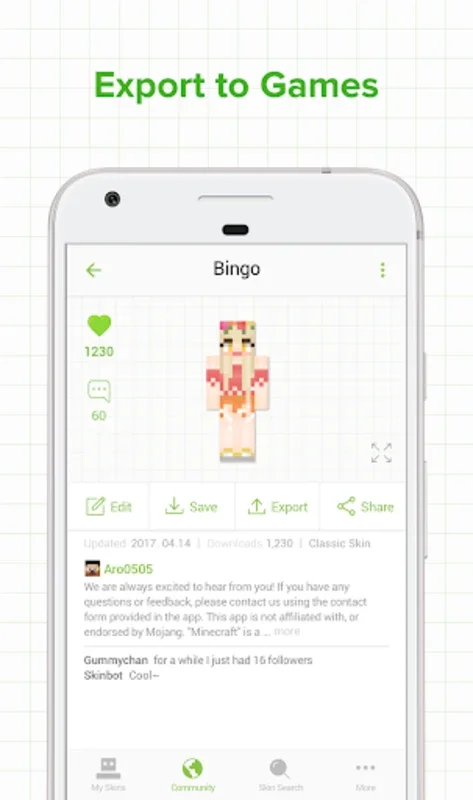Skinseed for Android - Customize Your Minecraft with This Free App