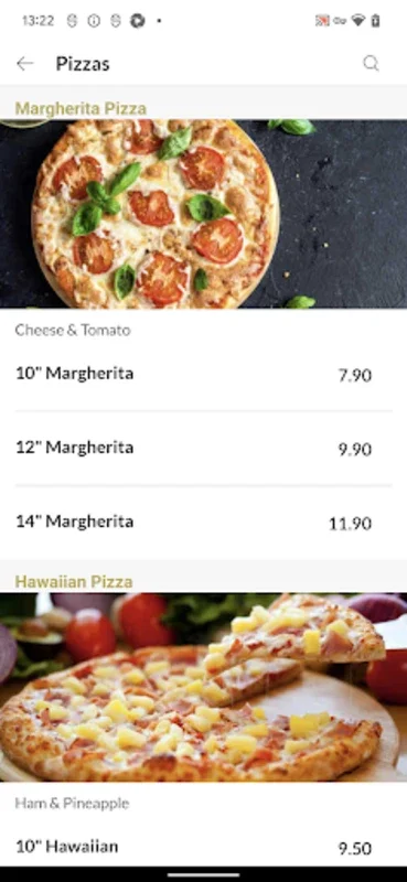 PizzaTime2 for Android - Seamless Meal Ordering