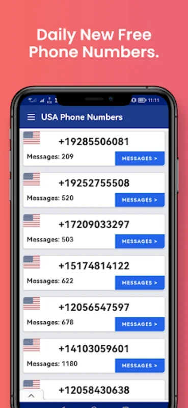 USA Numbers for Android - Secure Disposable Phone Numbers