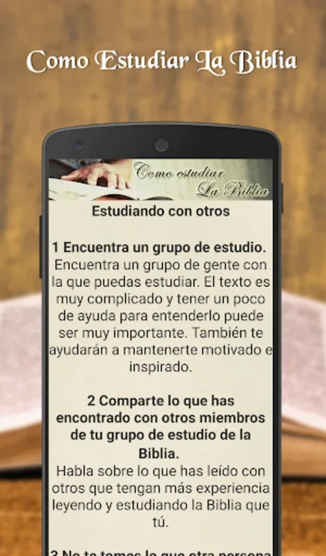 Como estudiar la Biblia for Android - Enrich Your Spiritual Journey