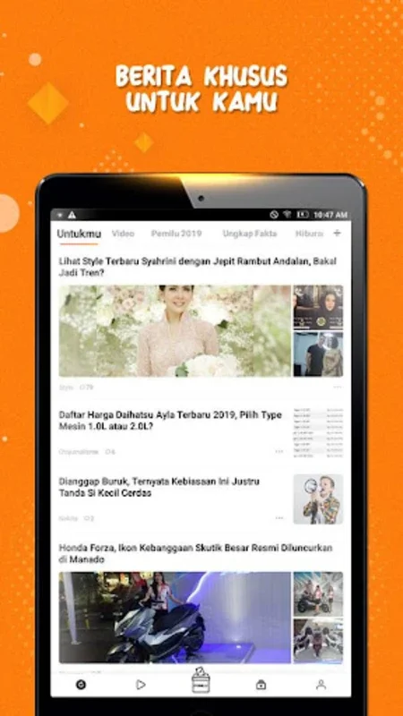 BaBe+ Indonesia for Android - Comprehensive News Source