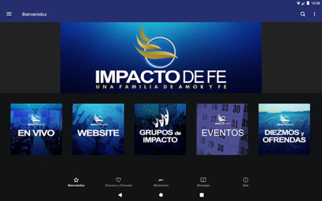 Impacto de Fe for Android - Enhance Your Spiritual Journey