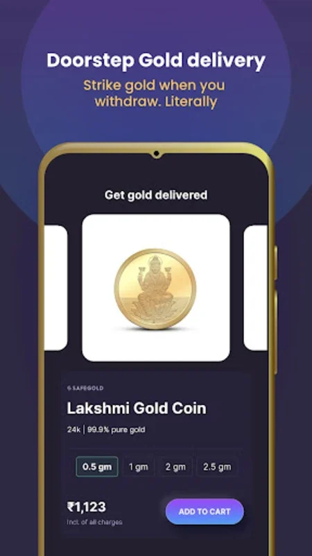 Jar for Android - Invest in Digital Gold Securely