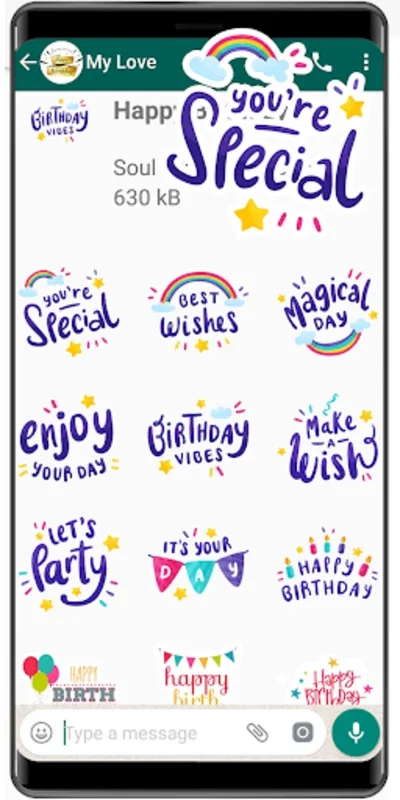 WASticker - Birthday Stickers for Android