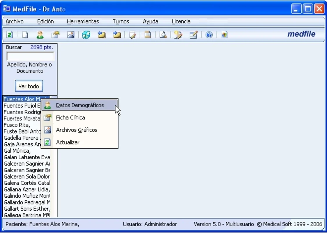 MedFile Historias Clinicas for Windows - Efficient Medical Management