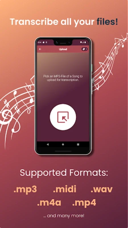 Sing2Notes on Android: Transcribe Singing to Sheet Music