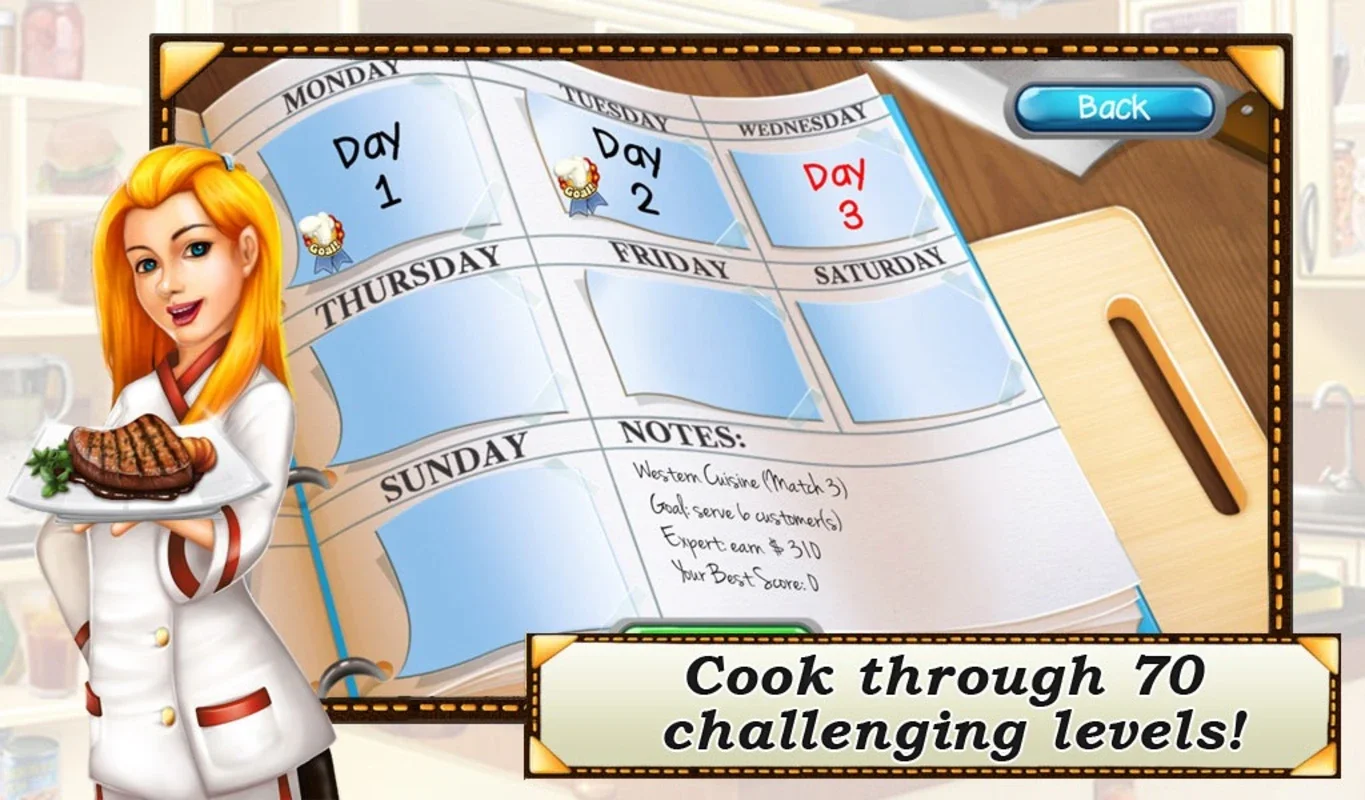 Rorys Restaurant FREE for Android - Culinary Challenges