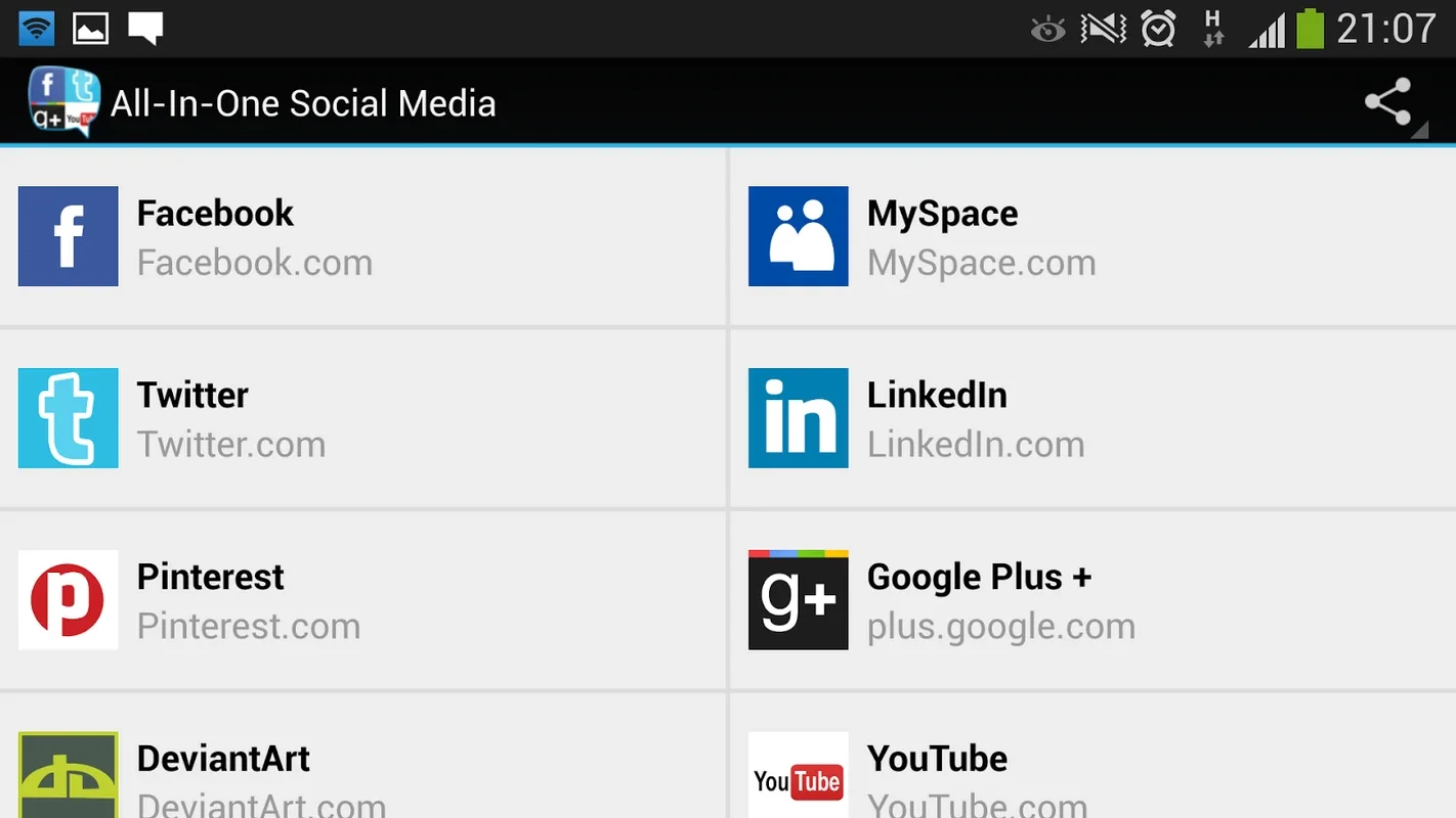 All-In-One Social Media for Android - Consolidate Your Socials